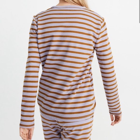 Madewell Stripe Long Sleeve Top - Picture 3 of 6